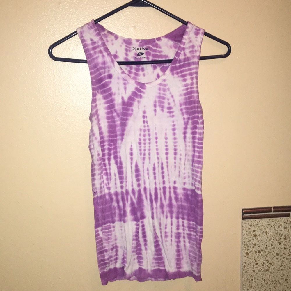 Ativa athletic tank top tie dye medium